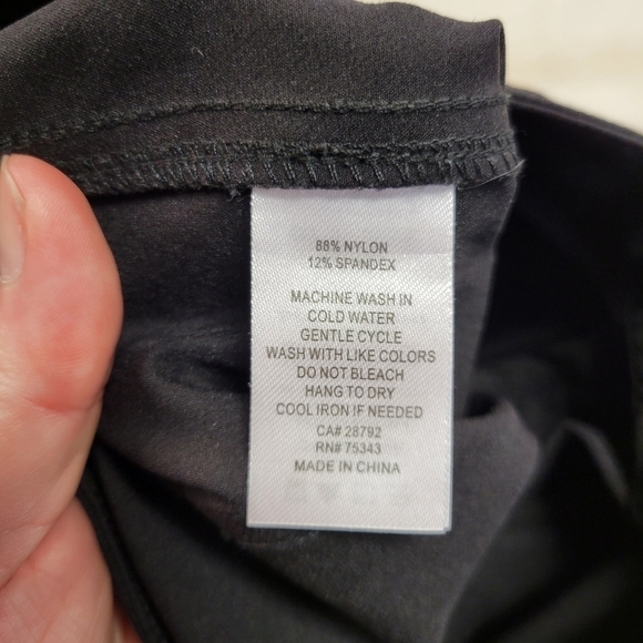 House of Harlow 1960 Stretch High Waist Straight Leg Ankle Pants Black Size 10 - Picture 8 of 8